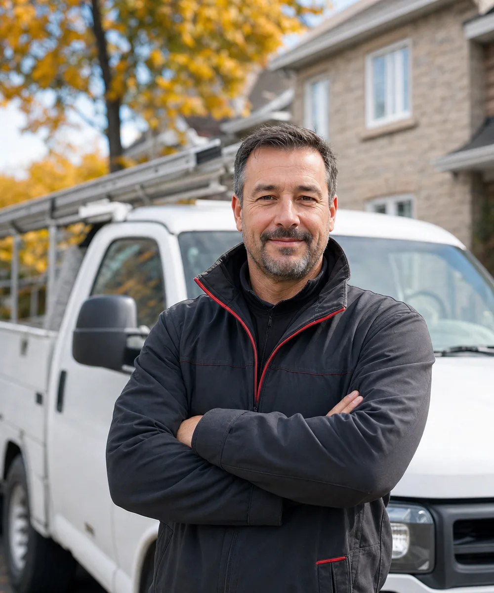 Installation de gouttières adaptée à votre maison par notre équipe locale